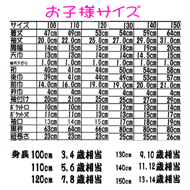 親子お揃いのはんてん