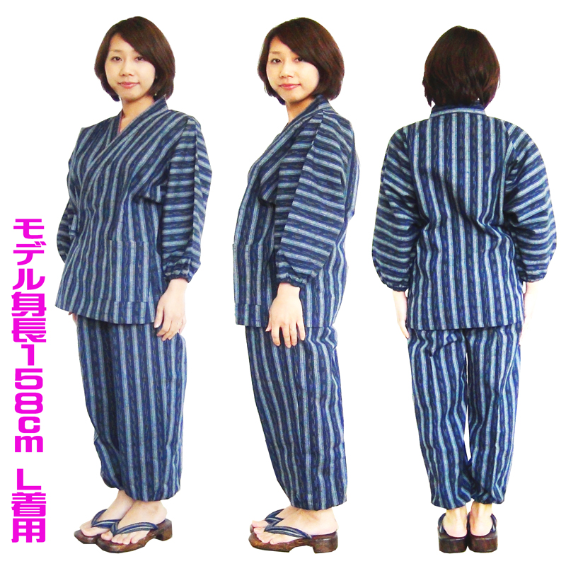 142-610, Samue for women Japanese pattern, click