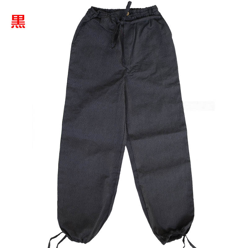 141-1901g,刺子の袖ゴム作務衣6